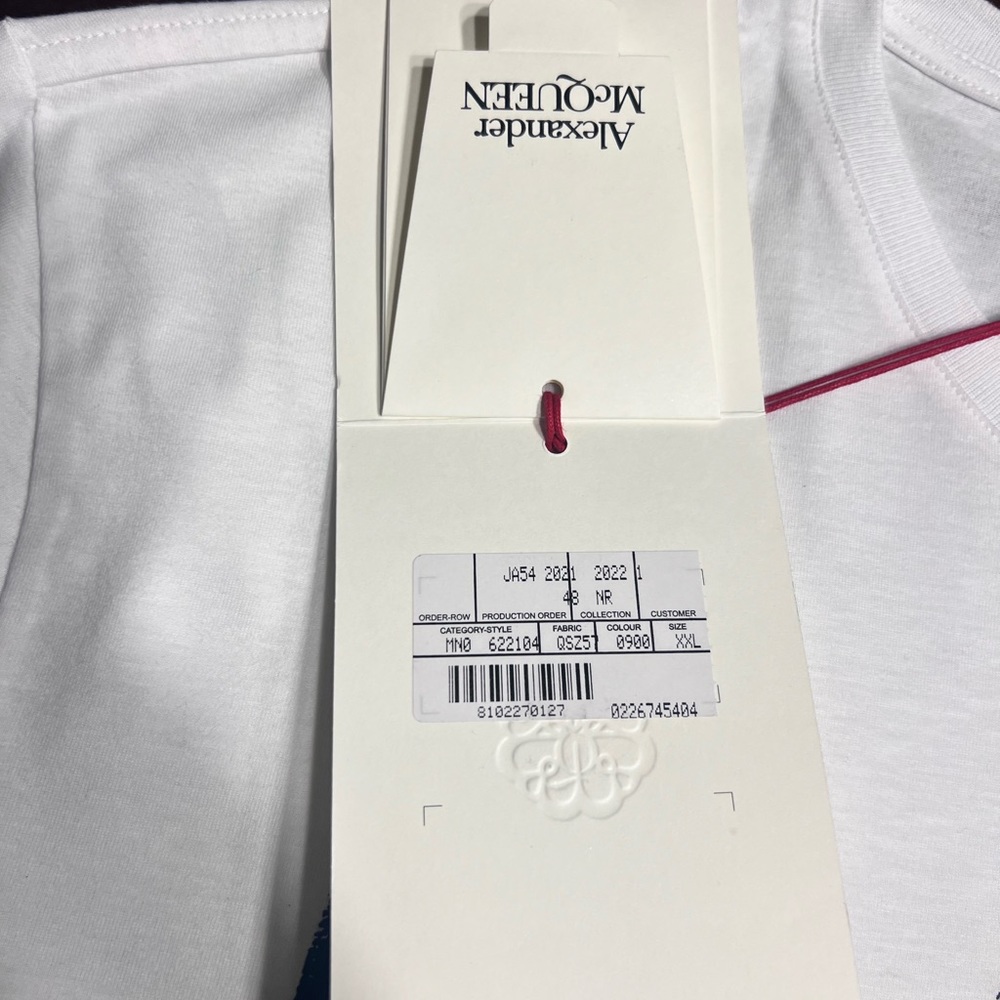 Alexander McQueen XXL T-Shirt with original box and tags. Brand New!!!